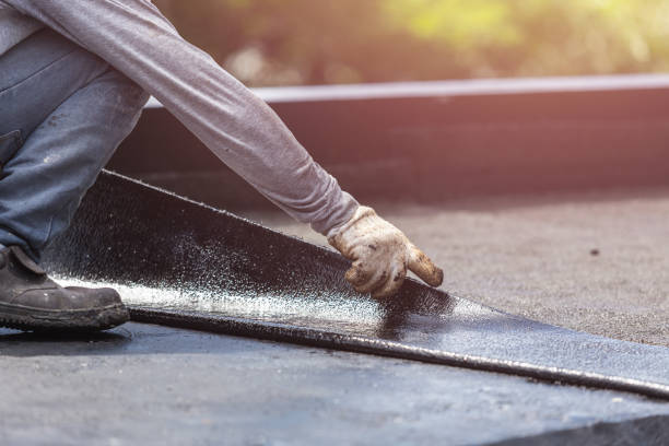 Professional Exterior Waterproofing technician working in Silver Lake, IN